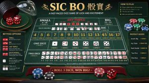 Sic Bo live dice game table CV222